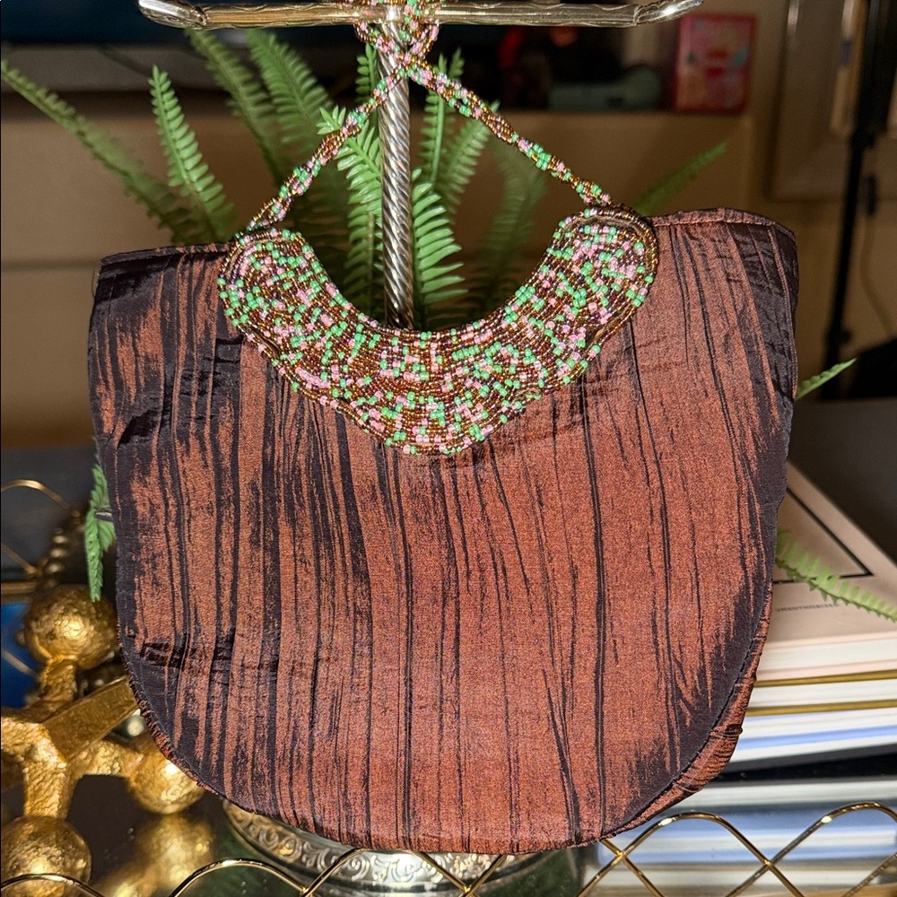 Bohemian Multicolor Beaded Women's Bag - Picture 3 of 7